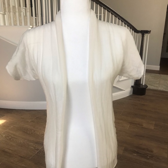 Calvin Klein Collection Sheer Open Cardigan - Picture 1 of 7